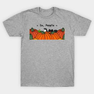 Animals and Pumpkins say Ew People T-Shirt